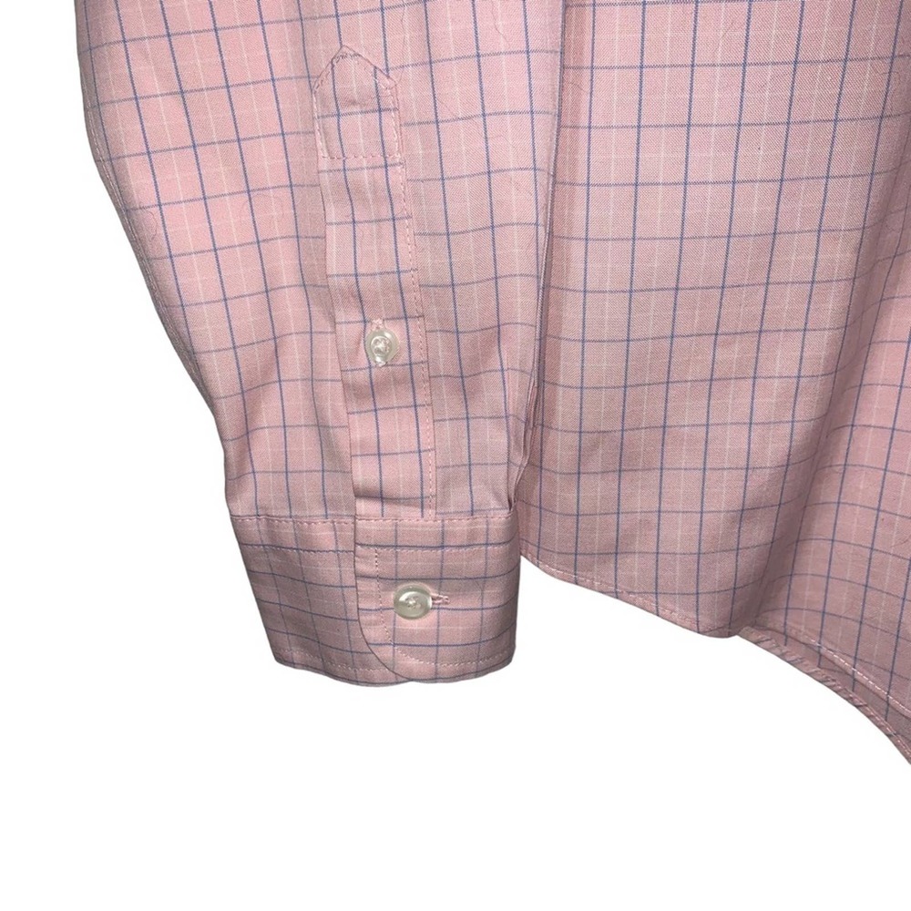 L.L. Bean Button down checkered blouse - Picture 3 of 6